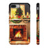 Warm Chirstmas Hearth - Impact Resistant Phone Case iPhone 8 Plus Glossy